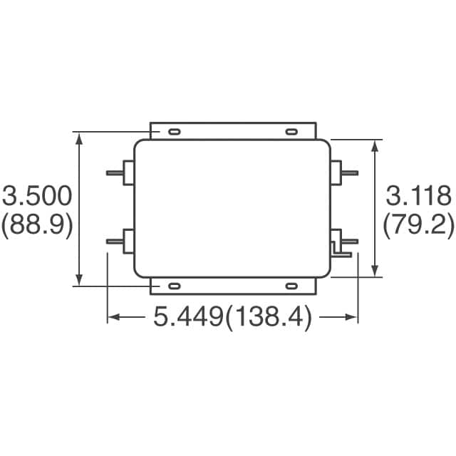 15EHT1 TE Connectivity Corcom Filters  Modules de filtrage de ligne électrique